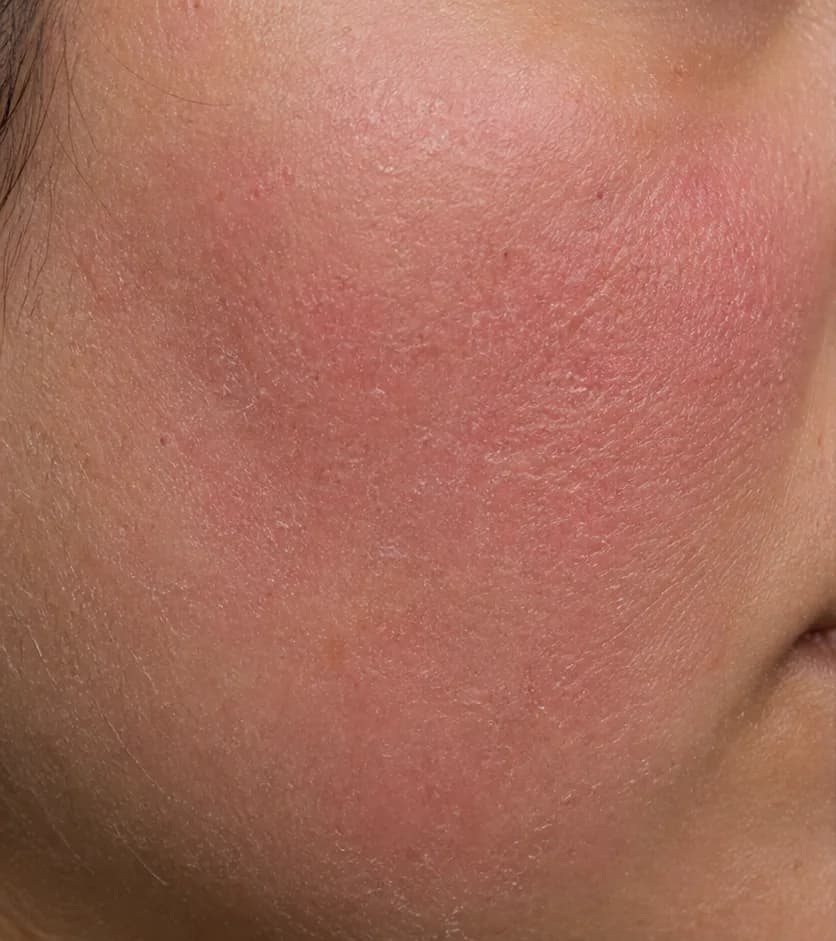 Before — 12-week visual study · unretouched