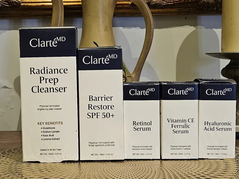 Verified customer photo — Saad I. from Lahore with Clarté MD Retinol Serum